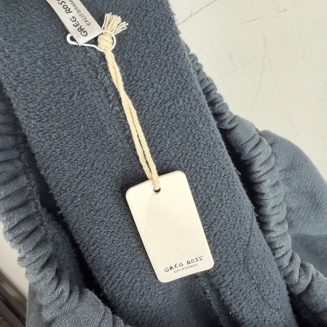 Greg Ross Gray Baggy Cargo Sweatpants