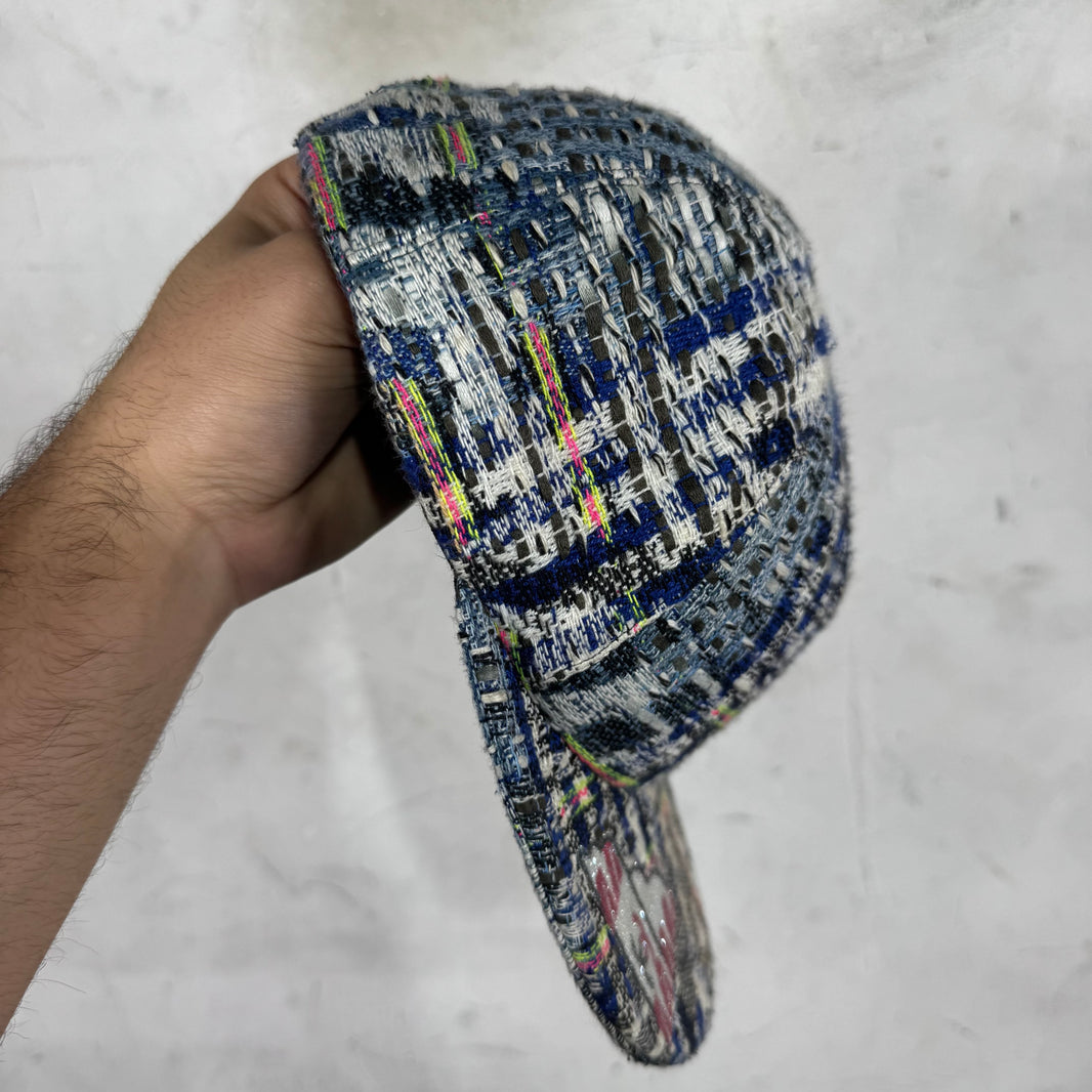 Chanel Tweed Snapback Hat