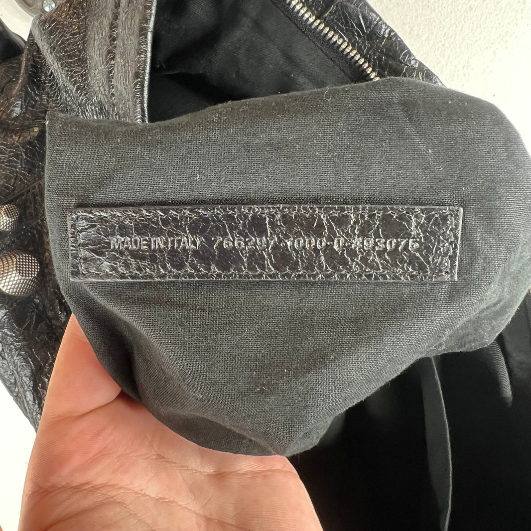 Balenciaga Wrinkled Le Cagole Backpack