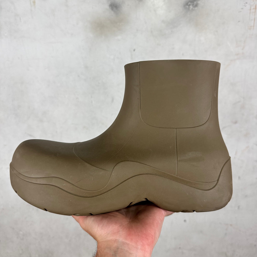 Bottega Veneta Brown Rubber Puddle Boots