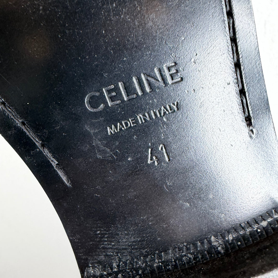 Celine Black Loafers