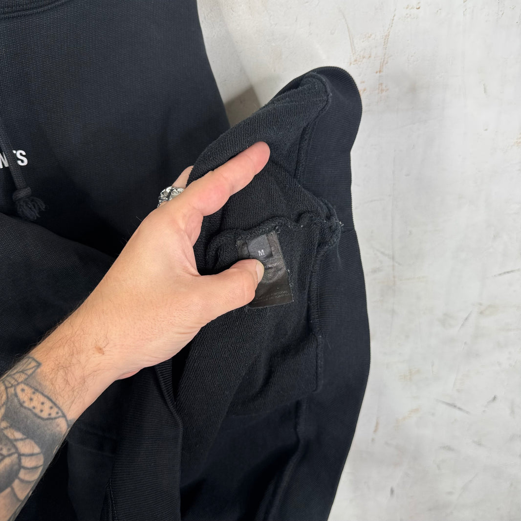 Vetements Logo Hood Label Hoodie