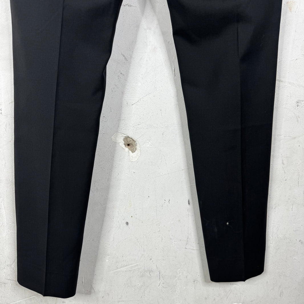 Dior Striped Waist Black Trousers