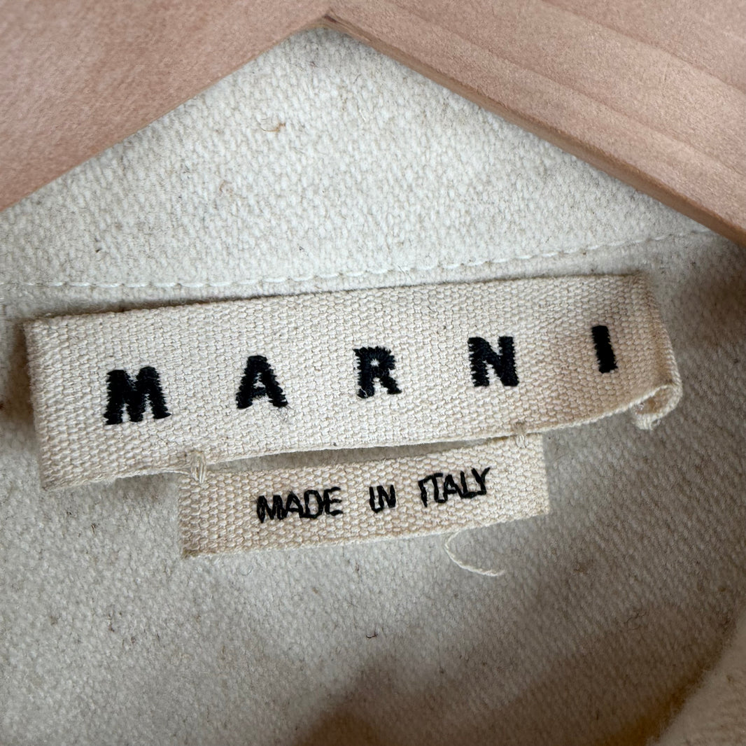 Marni Fur Quarter Zip Sweater