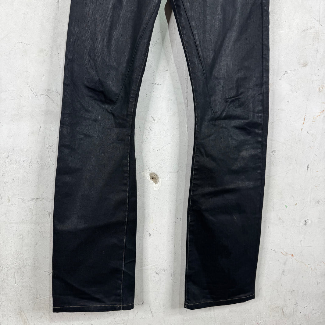 DRKSHDW Waxed Older Detroit Jeans