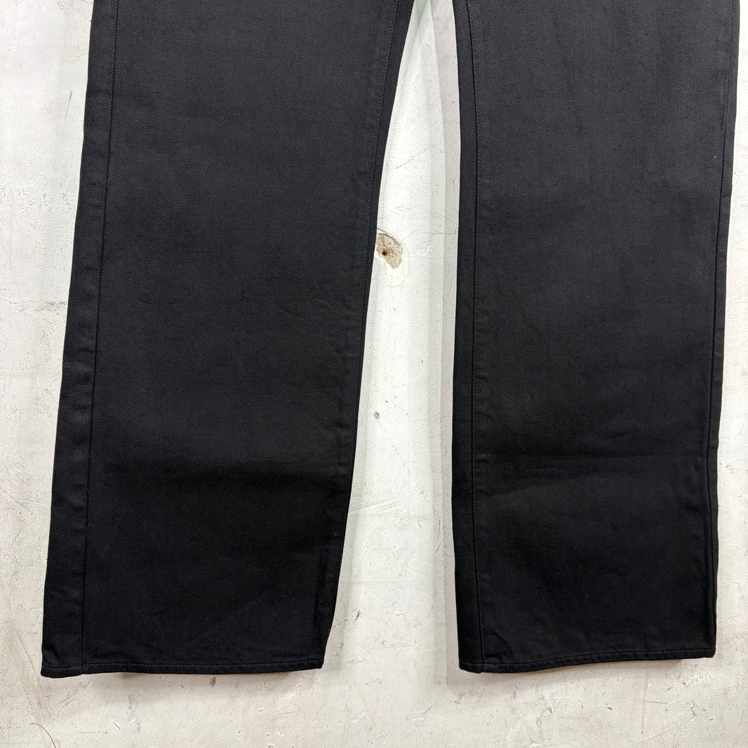 Gucci Raw Black Horse-Bit Jeans