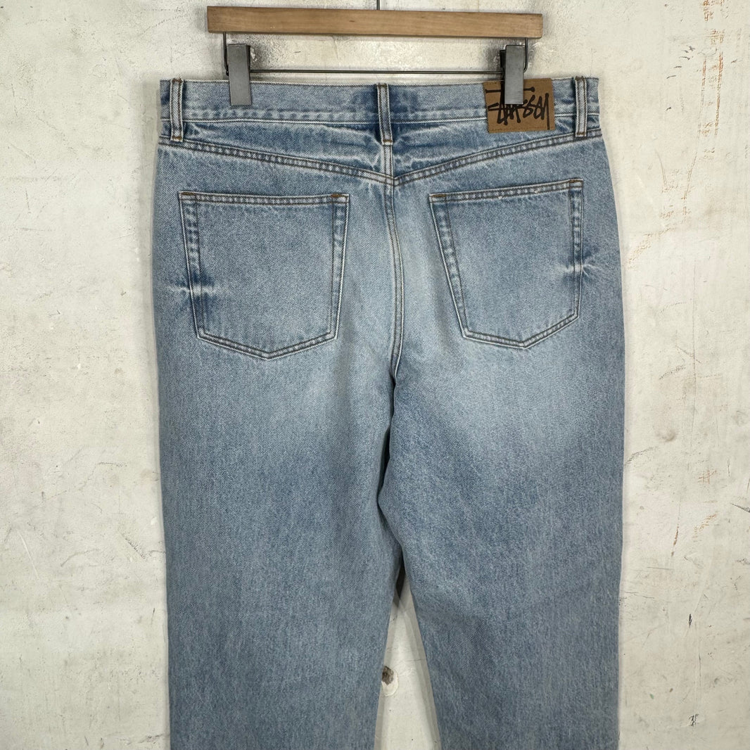 Stussy Light Wash Big Ol Jeans