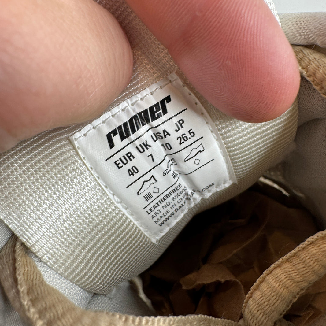 Balenciaga Beige Runner Sneakers