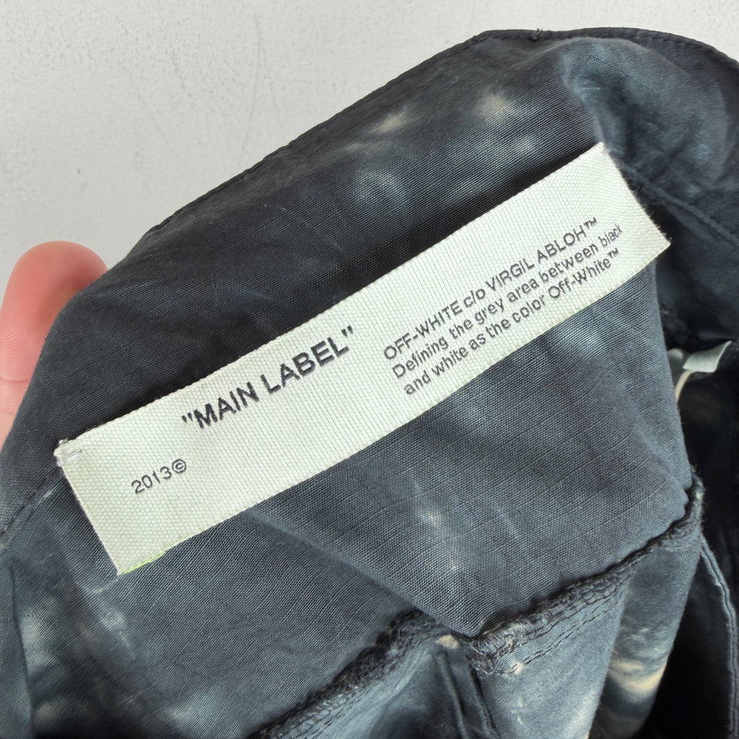 Off White Tie Dye Cargo Pants