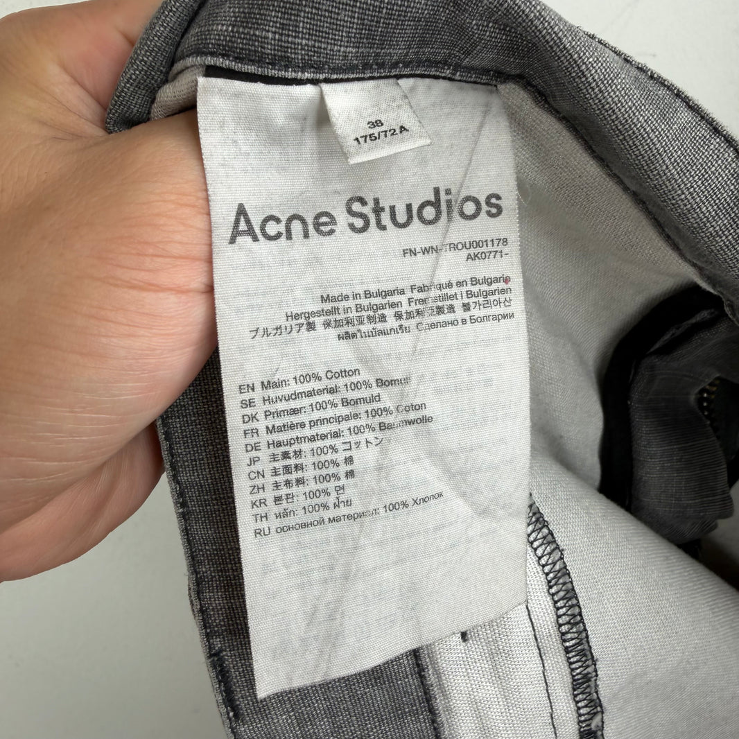 Acne Studios Gray Bondage Cargo Pants