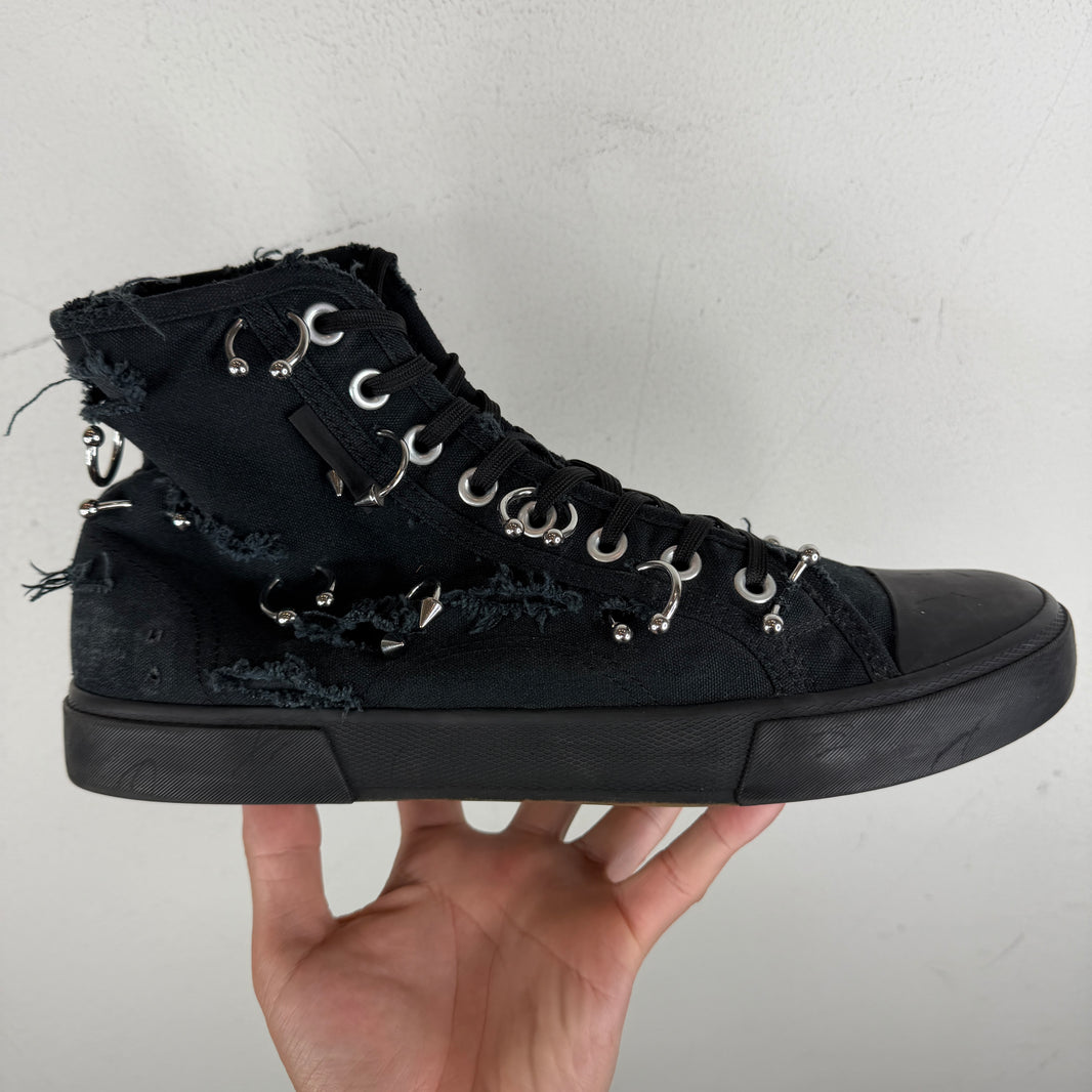 Balenciaga Pierced Paris High Top Sneakers