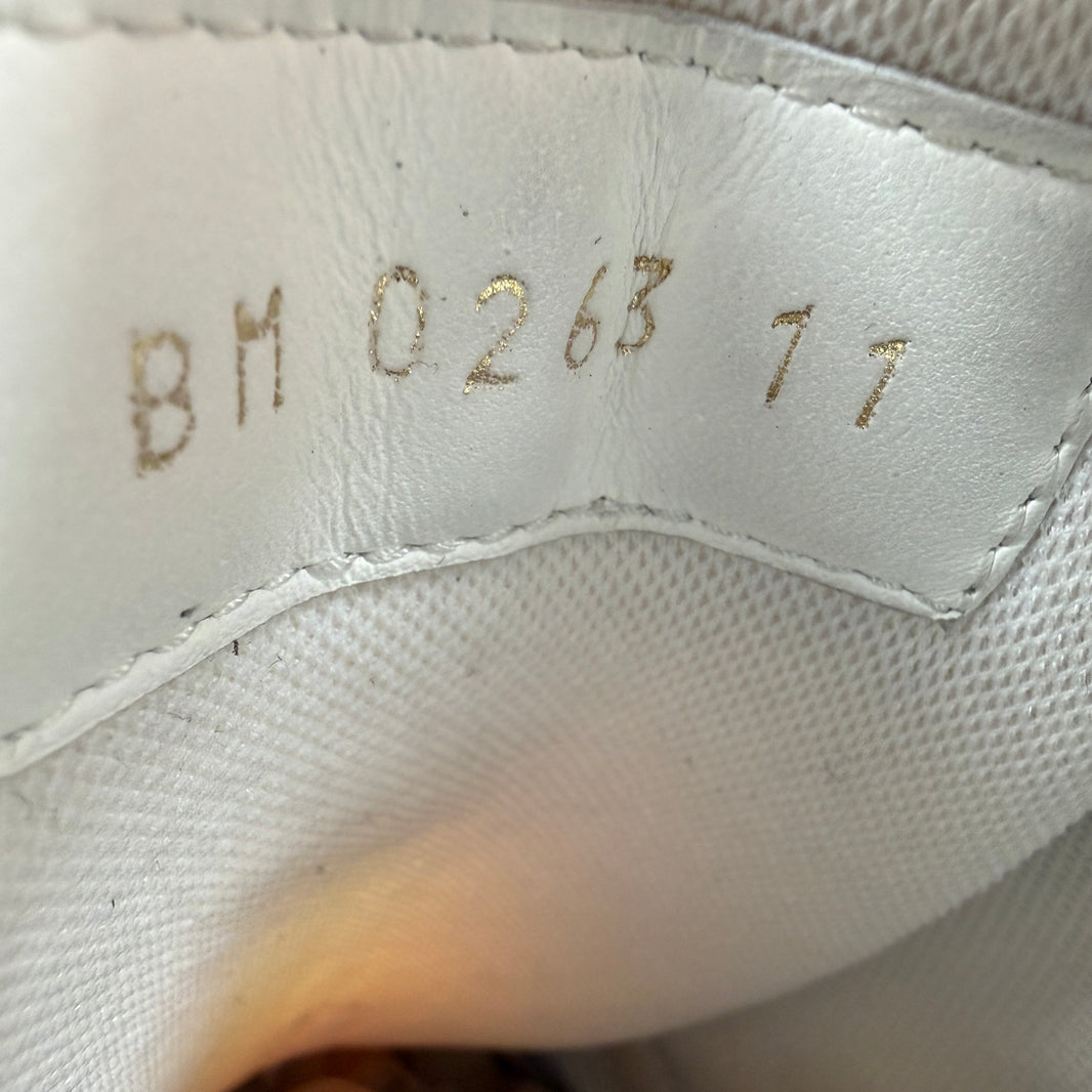 Louis Vuitton Denim/Leather Low Trainer Sneakers