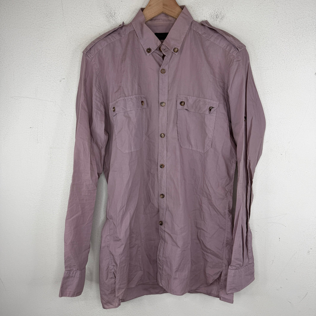 Lanvin Purple Longsleeve Button Up Shirt