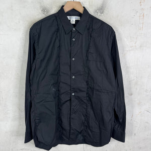 CDG Shirt Reconstructed Black Shirt