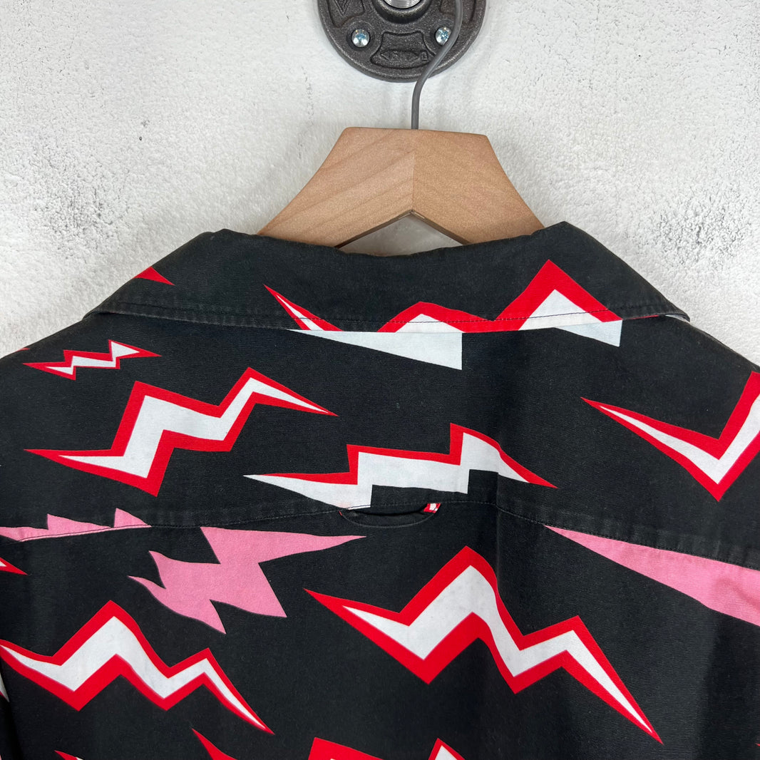 Prada Lightning Hearts Button Up Shirt