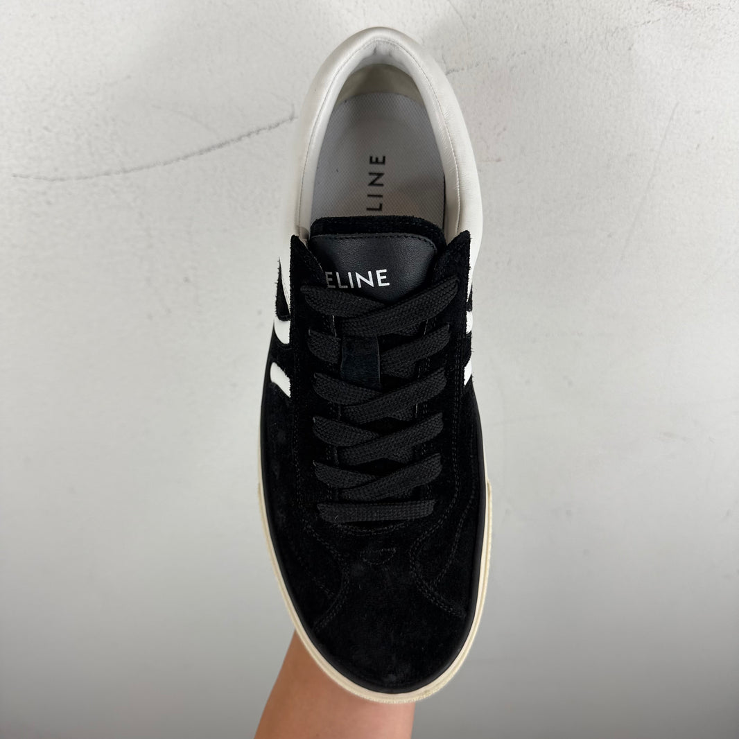 Celine Sunset Low Suede Sneakers