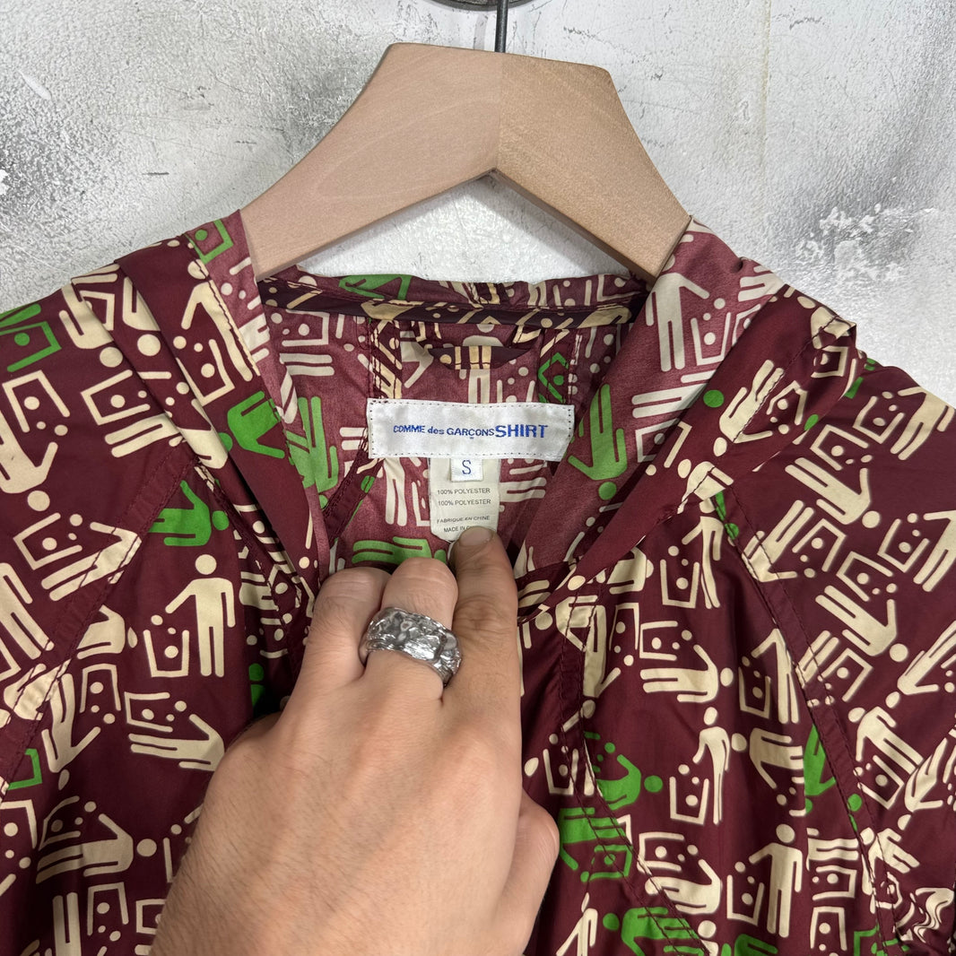 CDG Shirt Trash Icon Windbreaker Jacket