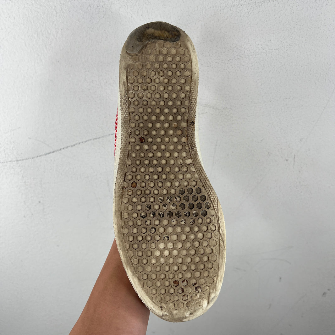 Celine Red Patterned Slip Ons