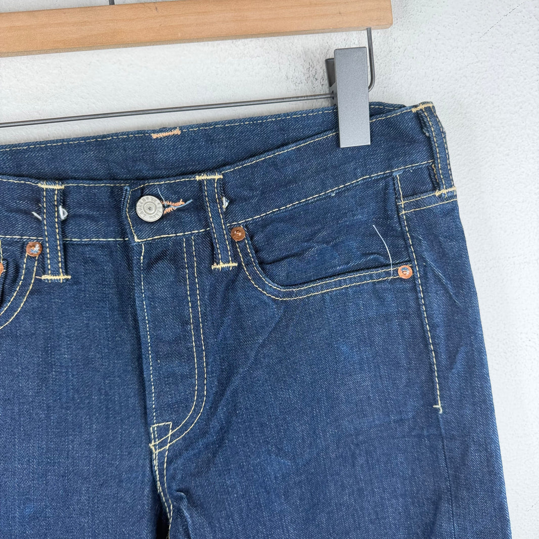 RRL Contrast Stitch Slim-Cut Jeans