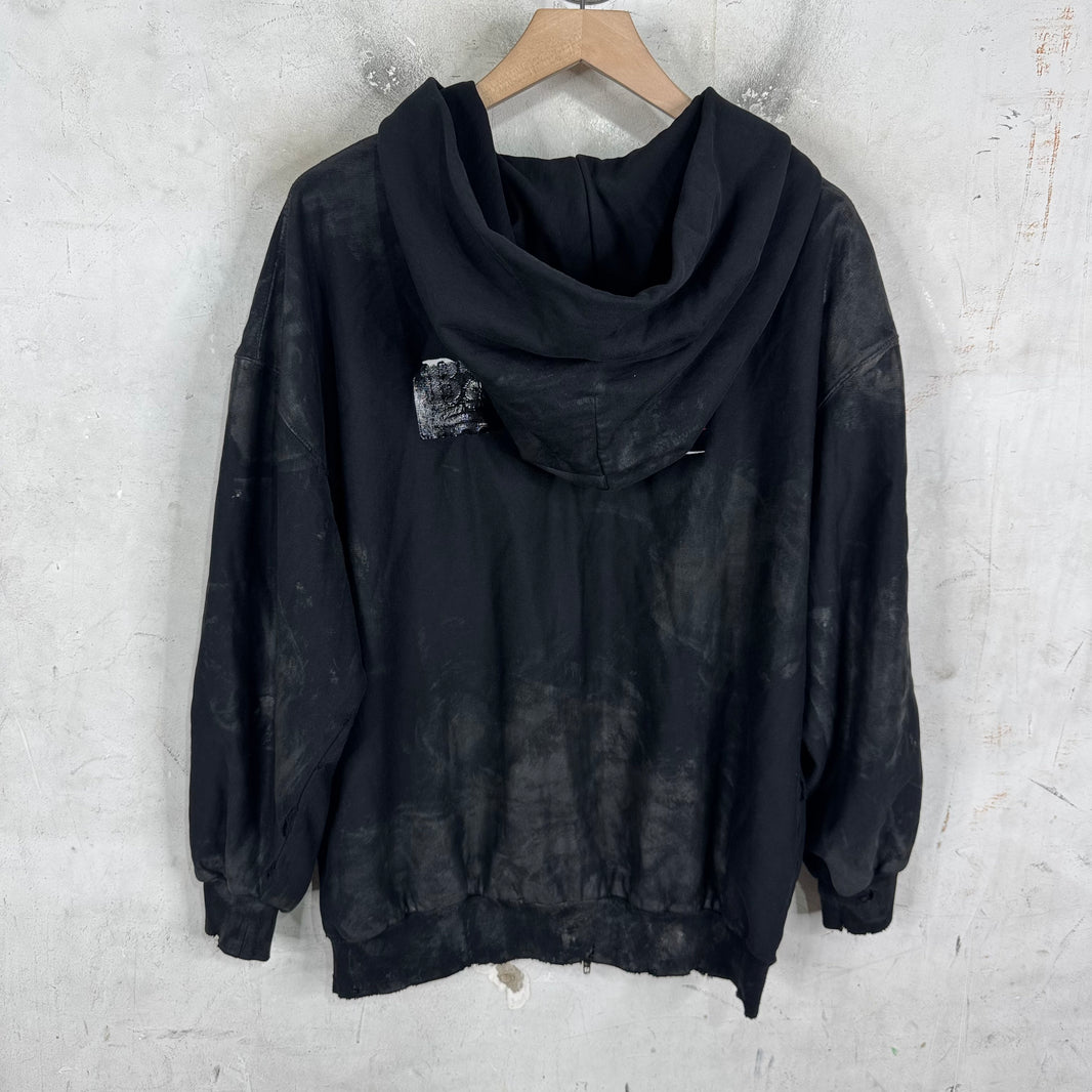 Balenciaga Campaign Mud Gaffer Zip Hoodie