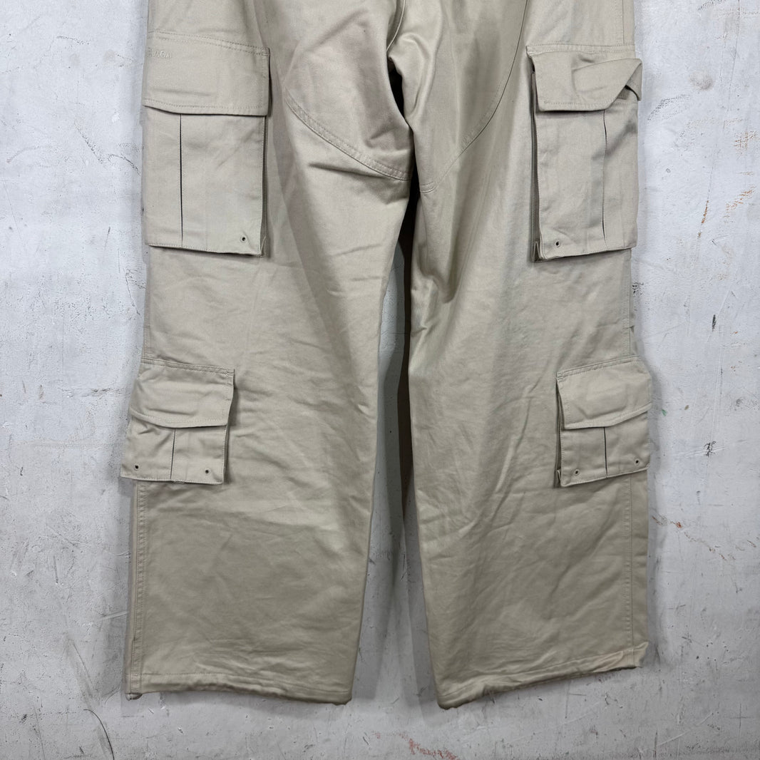 Balenciaga Multi-pocket Tan Cargo Pants
