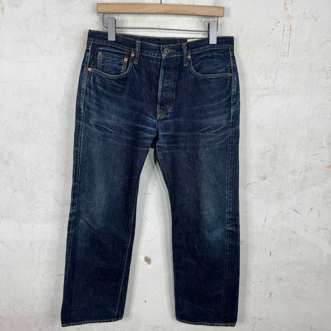 Kapital Dark Wash Broken In Jeans