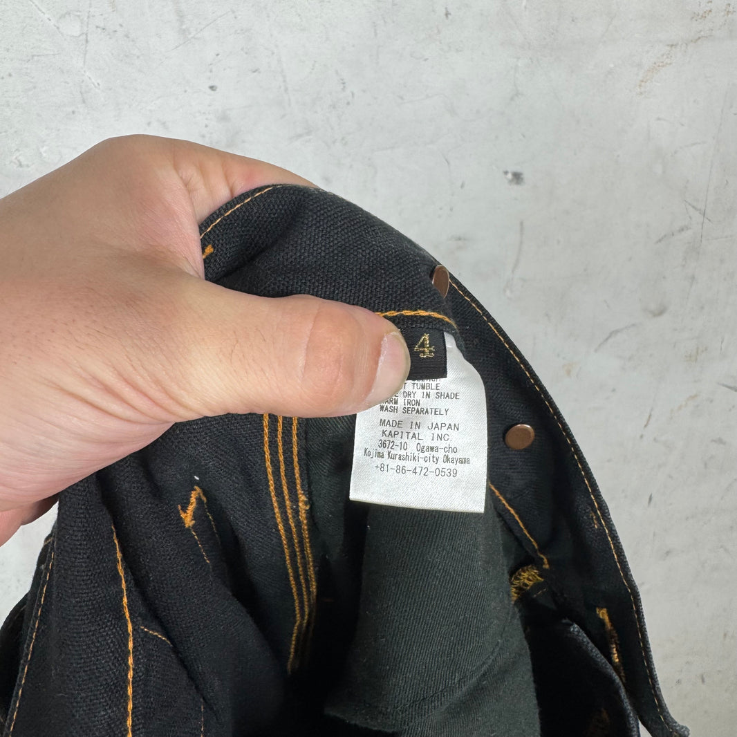 Kapital Contrast Stitched Carpenter Pants