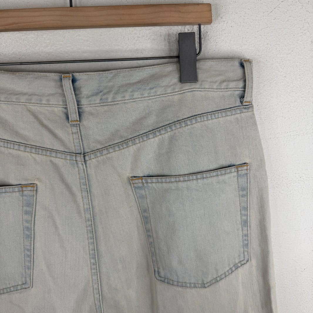 Junya Watanabe Flared Blue Denim Jeans