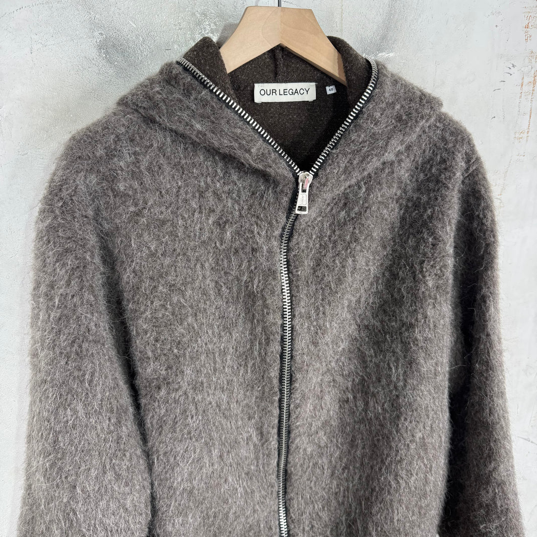 Our Legacy Mohair Full Zip Hoodie