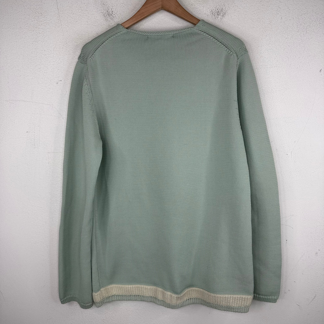 CDG Homme Deux Distressed Knit Sweater