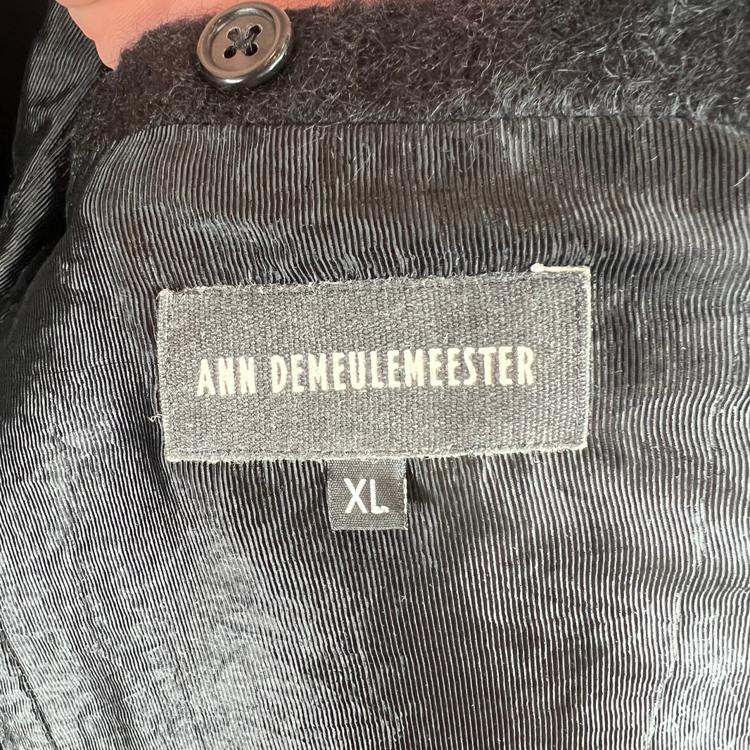 Ann Demeulemeester Mohair Trench Coat