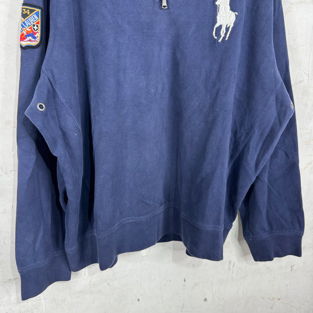 Ralph Lauren Big Pony Q-Zip Sweatshirt