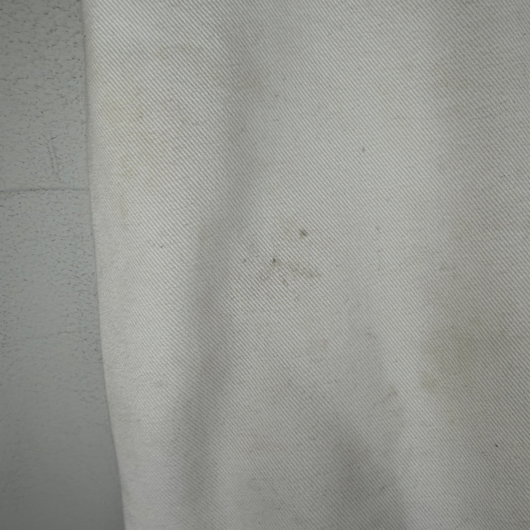 Margiela White Adjustable Waist Trousers
