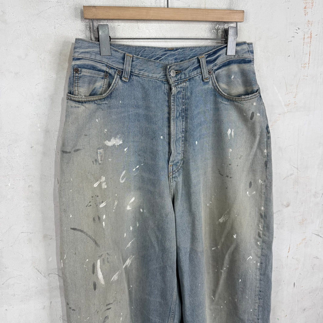 Acne Studios Wide Leg Painter Jeans