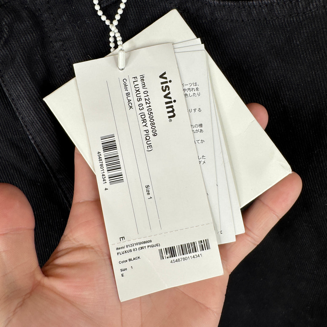 Visvim Black Fluxus Corduroy Pants