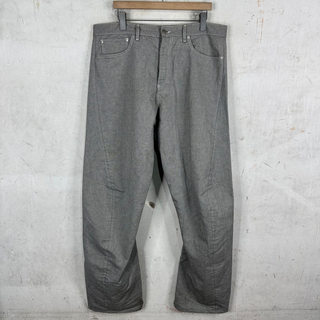 Margiela Inside Out Knee Twist Jeans