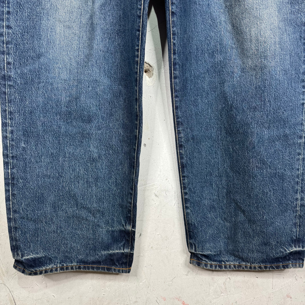Stussy Medium Wash Big Ole Jeans
