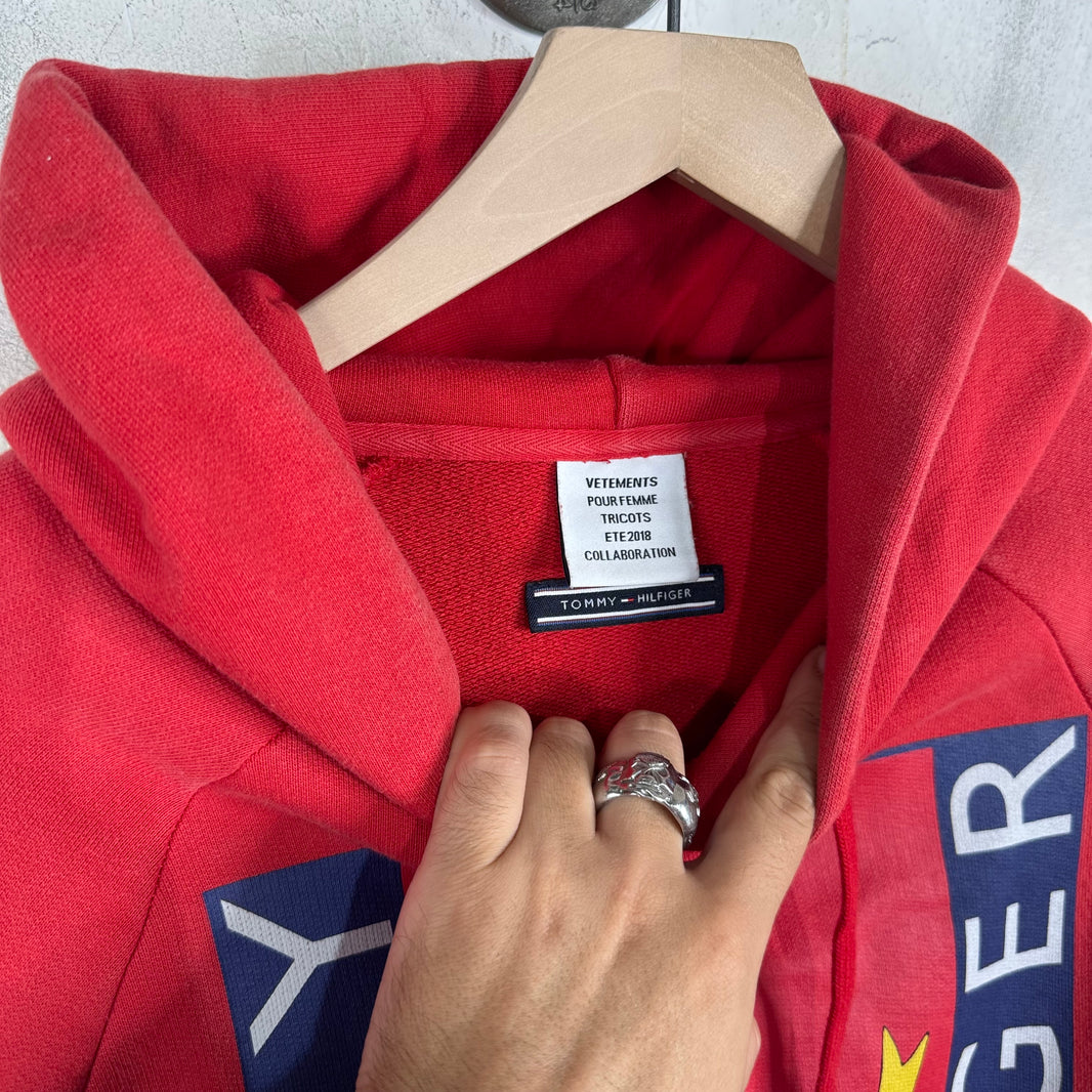 Vetements x Tommy Hilfiger Red Hoodie