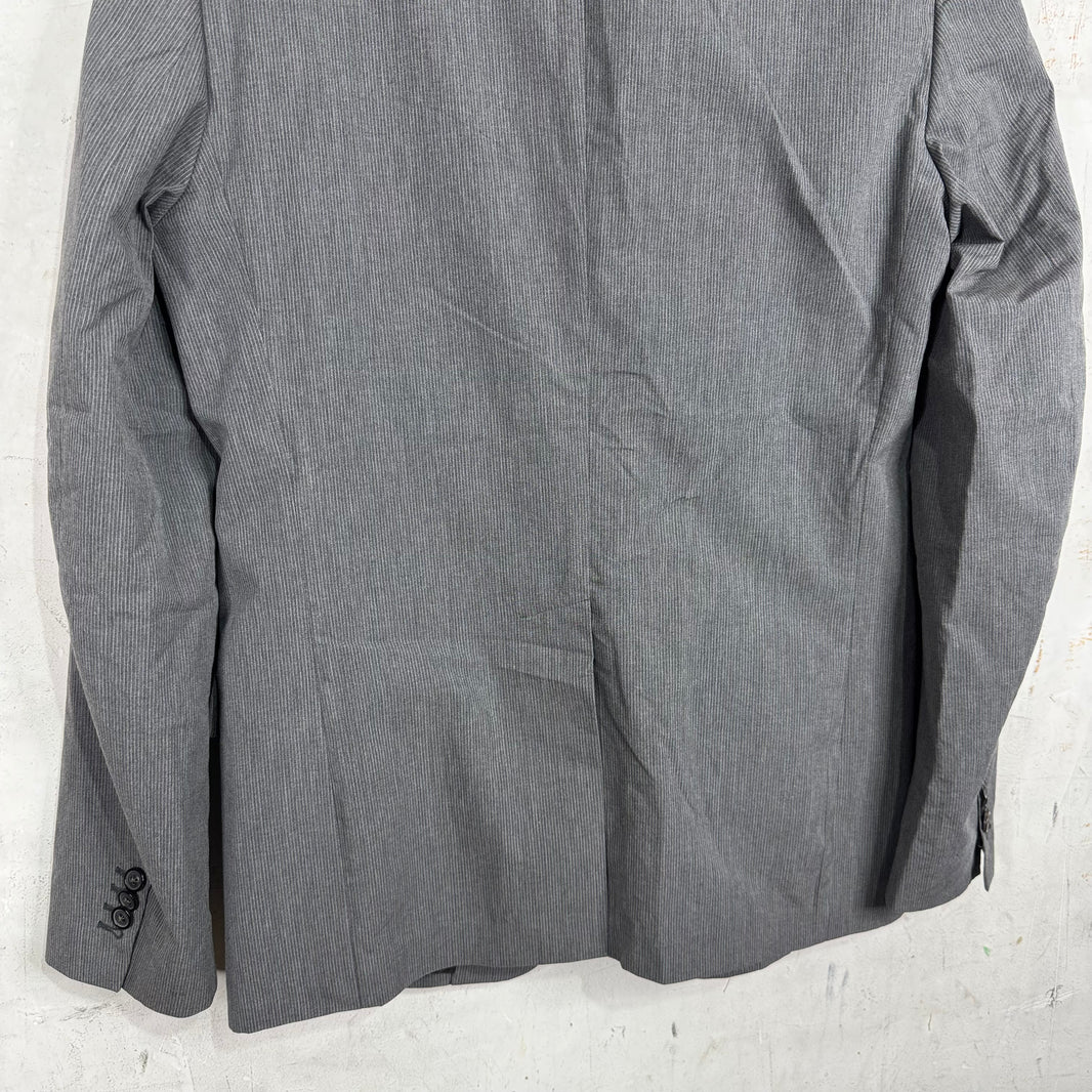 Margiela 2000's Grey Pinstripe Blazer