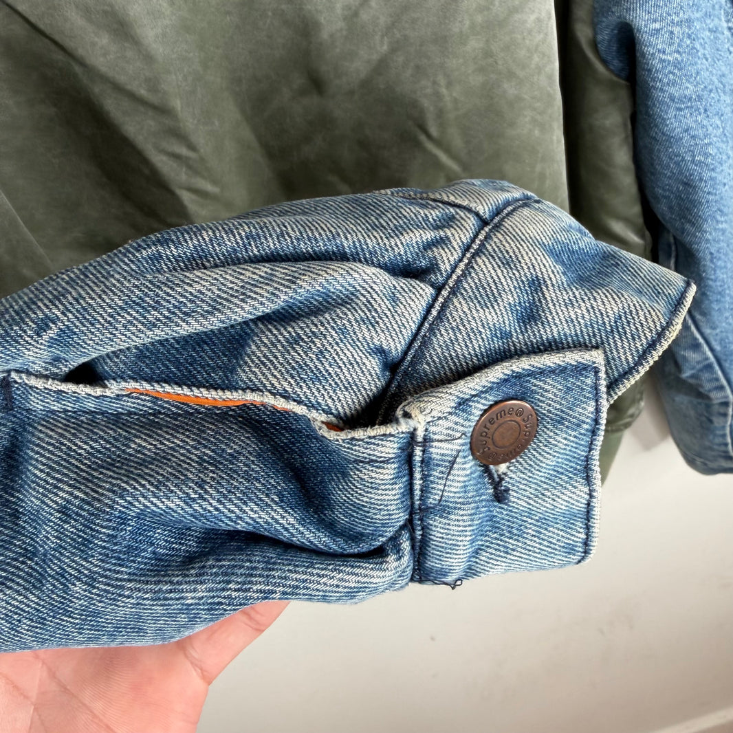 Supreme Denim Sleeve MA-1 Jacket