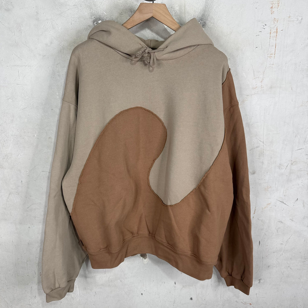 ERL Beige Swirl Hoodie