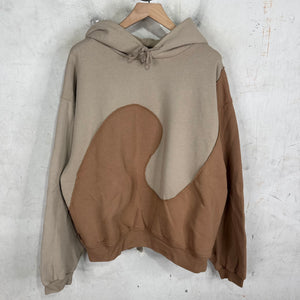 ERL Beige Swirl Hoodie