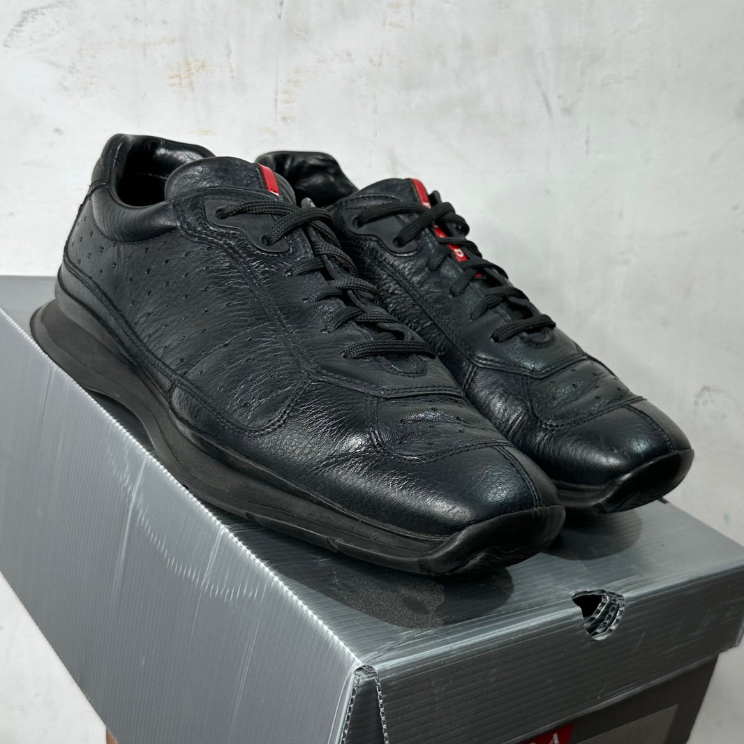 Prada Calzature Leather Trainer