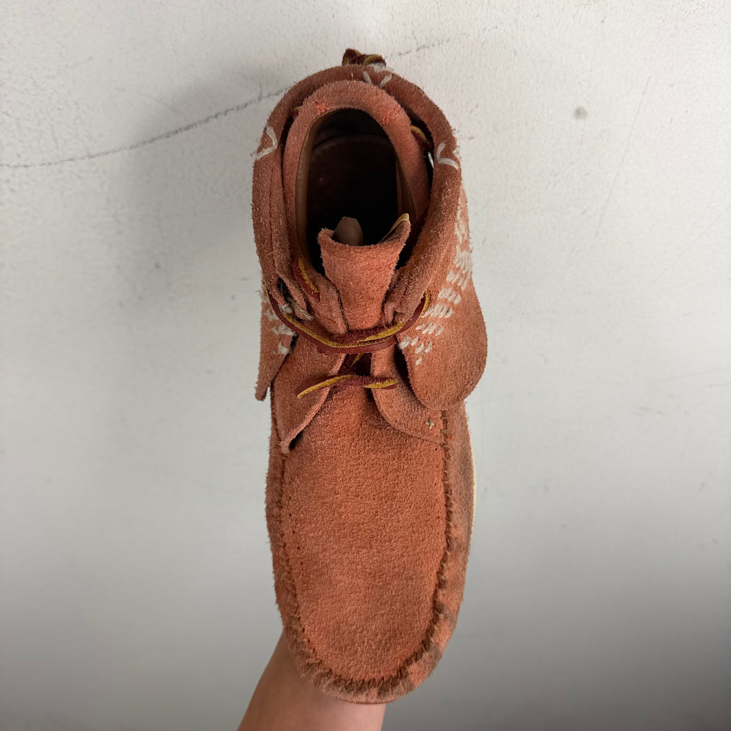 Visvim Pink Suede FBT Sneakers