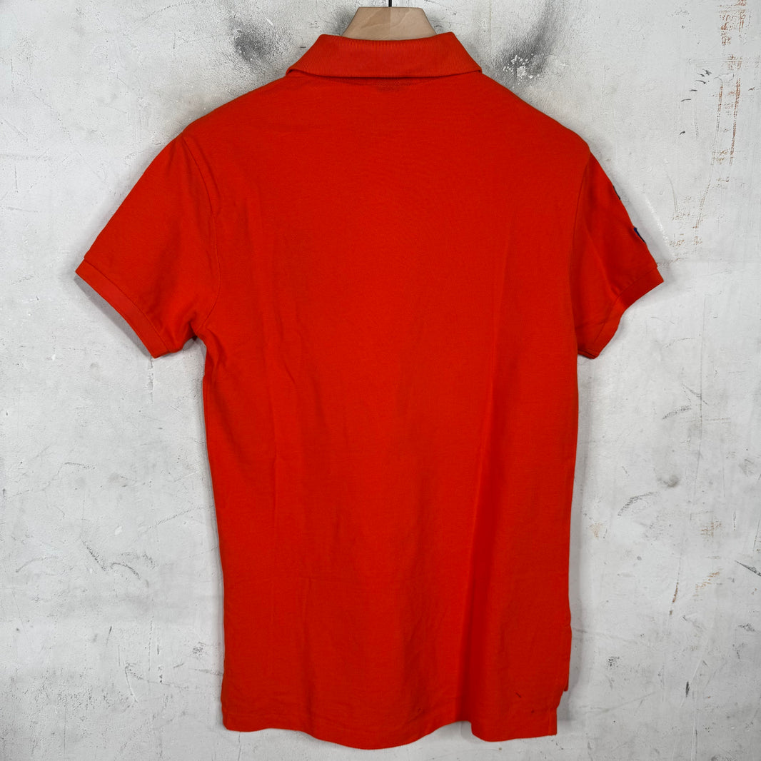 Ralph Lauren Orange/Blue #3 Big Pony Polo