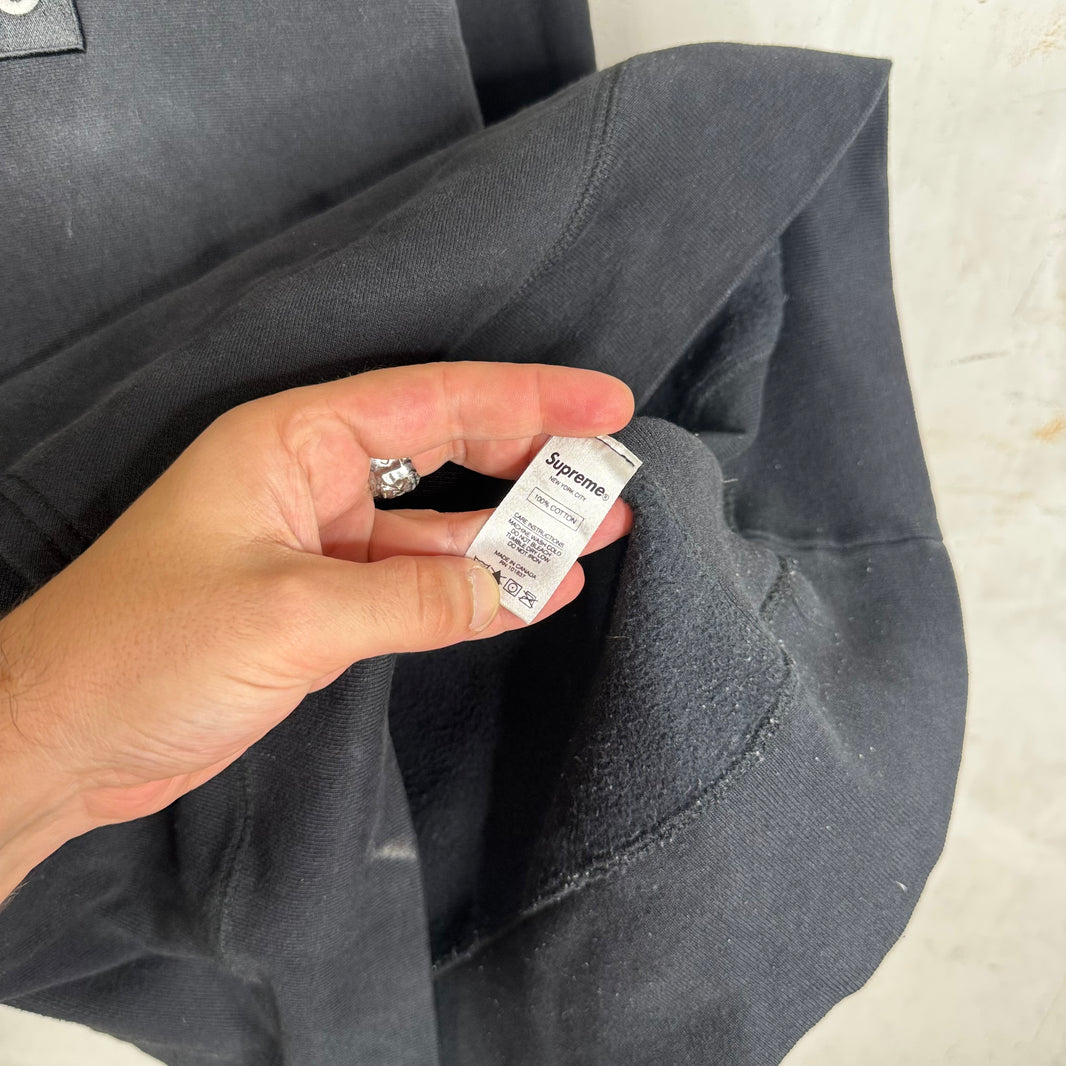 Supreme Black Box Logo Hoodie