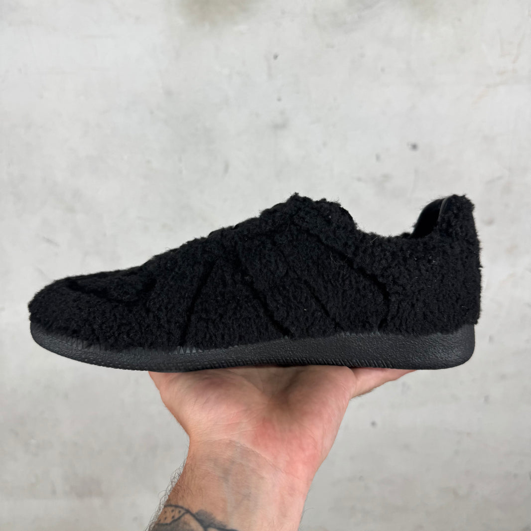 Margiela Black Shearling Replica GATs