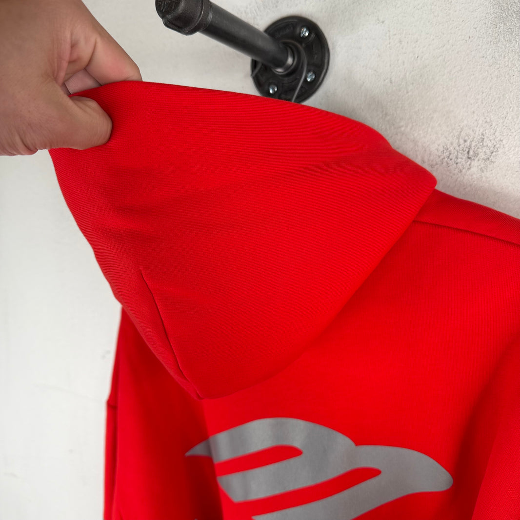 Balenciaga Skiwear 3B Red Fleece Hoodie