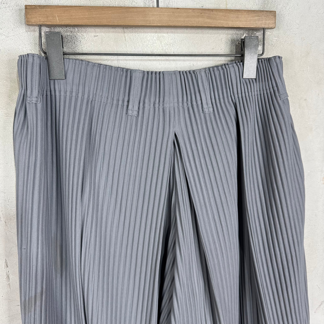 Issey Miyake Grey Skirted Pleates Shorts