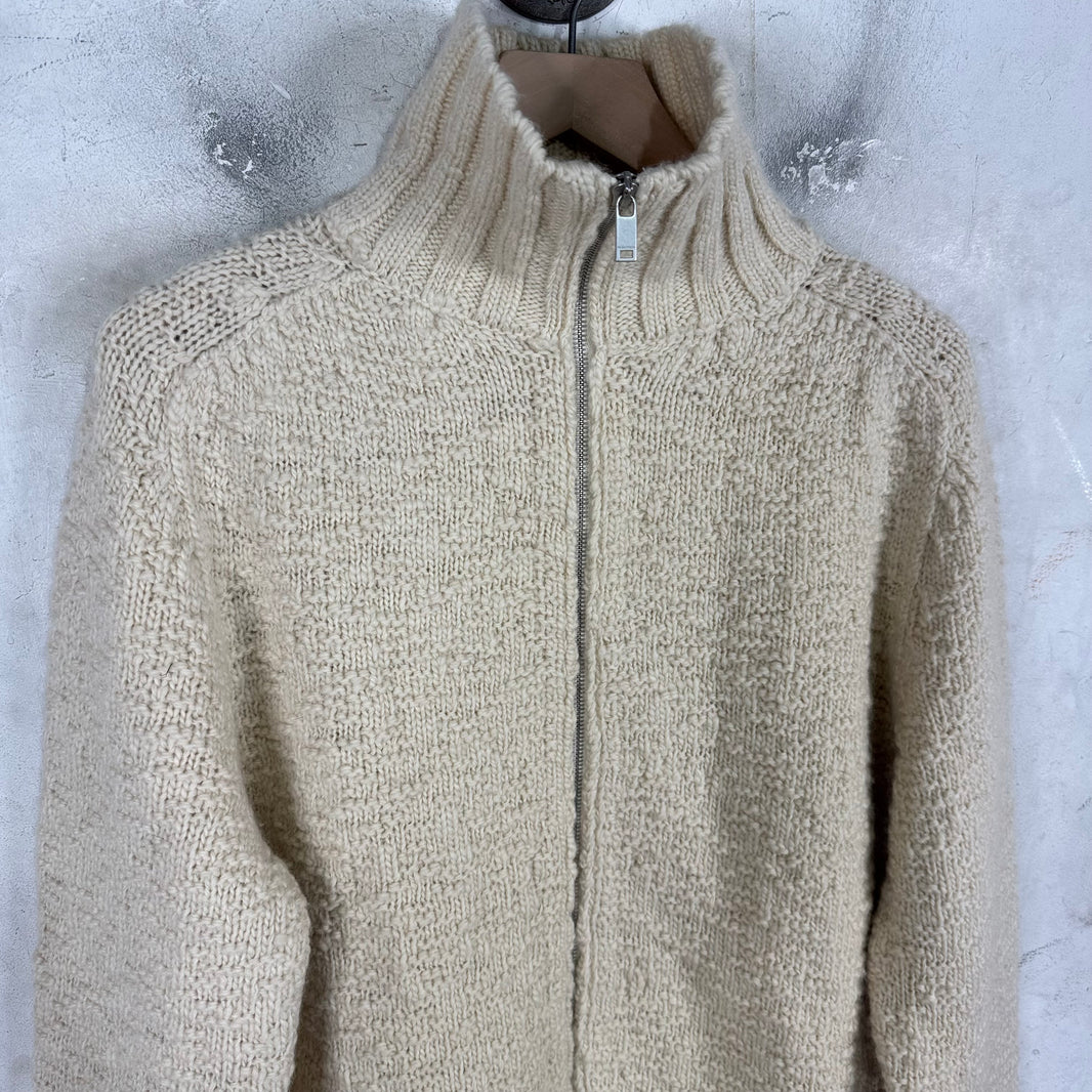 Jil Sander Zipped Wool Sweater